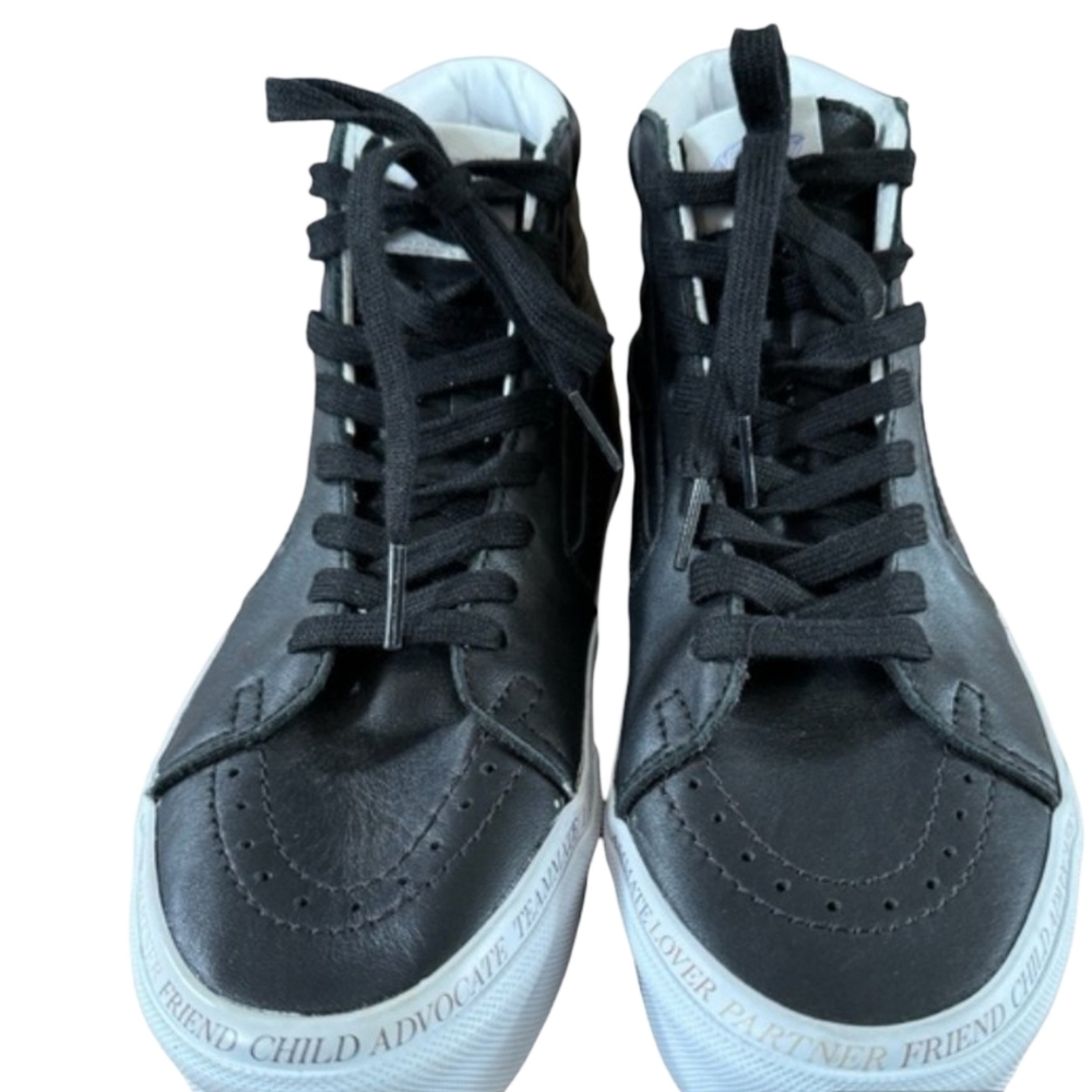 Vans Sk8-Hi 'Divine Energy' High top Sneakers black leather Size 9 - Picture 12 of 16